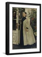 Portrait of Olga Pavlovna Orlova (1838-192)-Konstantin Alexeyevich Korovin-Framed Giclee Print