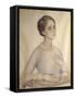 Portrait of Olga Spesivtseva, 1917-Savelij Abramovich Sorin-Framed Stretched Canvas