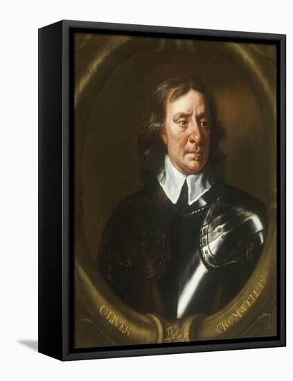 Portrait of Oliver Cromwell (1599-1658)-Sir Peter Lely-Framed Stretched Canvas