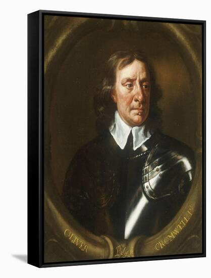 Portrait of Oliver Cromwell (1599-1658)-Sir Peter Lely-Framed Stretched Canvas