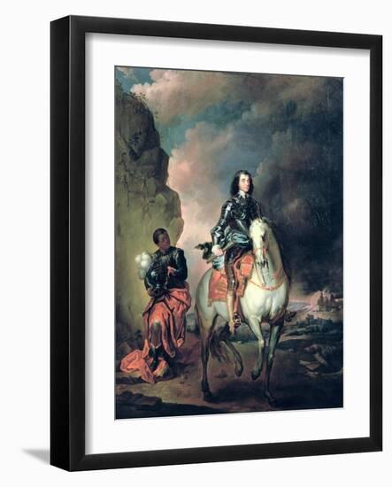 Portrait of Oliver Cromwell (1599-1658)-Thomas Wyck-Framed Giclee Print