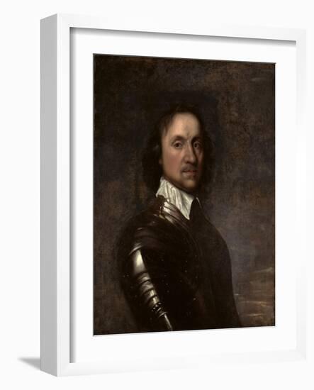 Portrait of Oliver Cromwell (1599-1658)-Robert Walker-Framed Giclee Print