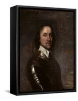 Portrait of Oliver Cromwell (1599-1658)-Robert Walker-Framed Stretched Canvas