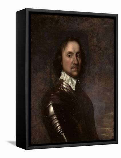 Portrait of Oliver Cromwell (1599-1658)-Robert Walker-Framed Stretched Canvas
