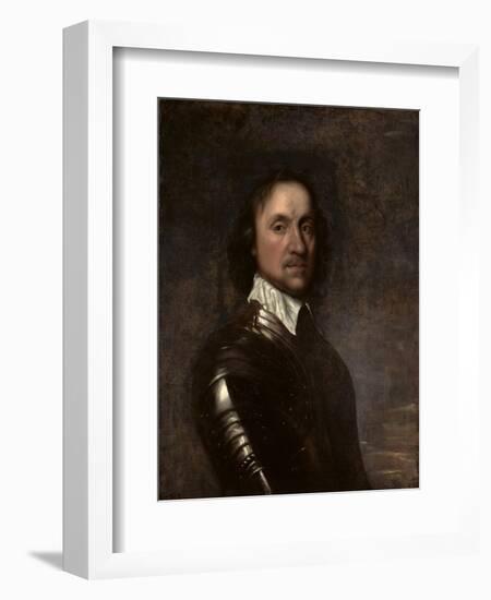 Portrait of Oliver Cromwell (1599-1658)-Robert Walker-Framed Giclee Print