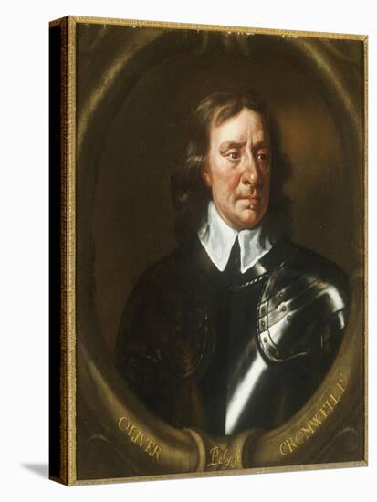 Portrait of Oliver Cromwell-Sir Peter Lely-Stretched Canvas