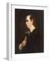 Portrait of Oliver Goldsmith (1728-1774), half-length, in a Black Jacket-Sir Joshua Reynolds-Framed Giclee Print