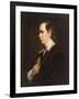 Portrait of Oliver Goldsmith (1728-1774), half-length, in a Black Jacket-Sir Joshua Reynolds-Framed Giclee Print