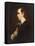 Portrait of Oliver Goldsmith (1728-1774), half-length, in a Black Jacket-Sir Joshua Reynolds-Framed Stretched Canvas