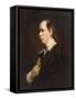 Portrait of Oliver Goldsmith (1728-1774), half-length, in a Black Jacket-Sir Joshua Reynolds-Framed Stretched Canvas