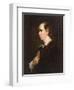 Portrait of Oliver Goldsmith (1728-1774), half-length, in a Black Jacket-Sir Joshua Reynolds-Framed Giclee Print