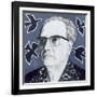 Portrait of Olivier Messiaen, Illustration for 'The Sunday Times', 1970s-Barry Fantoni-Framed Giclee Print