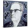 Portrait of Olivier Messiaen, Illustration for 'The Sunday Times', 1970s-Barry Fantoni-Stretched Canvas