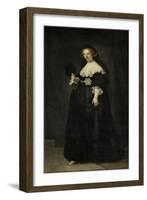 Portrait of Oopjen Coppit, 1634-Rembrandt Harmensz. van Rijn-Framed Giclee Print