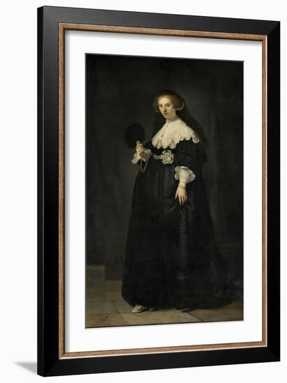 Portrait of Oopjen Coppit, 1634-Rembrandt Harmensz. van Rijn-Framed Giclee Print