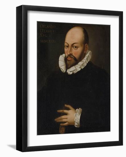 Portrait of Orlando Di Lasso. Copy after Hans Von Aachen, 17/18th Century-Hans von Aachen-Framed Giclee Print