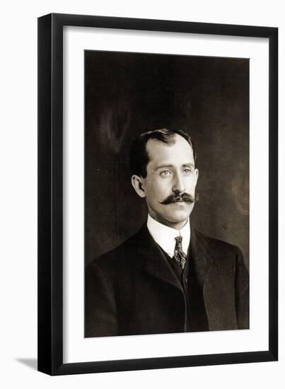 Portrait of Orville Wright. 1909-null-Framed Photographic Print