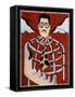 Portrait of Oscar Dominguez, 1977-John Welson-Framed Stretched Canvas