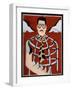 Portrait of Oscar Dominguez, 1977-John Welson-Framed Giclee Print