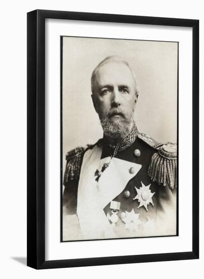 Portrait of Oscar II of Sweden (1829-1907), King of Sweden and Norway-French Photographer-Framed Giclee Print