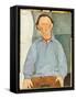 Portrait of Oscar Miestchanioff, C.1916-Amedeo Modigliani-Framed Stretched Canvas