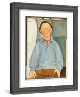 Portrait of Oscar Miestchanioff, C.1916-Amedeo Modigliani-Framed Giclee Print