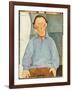 Portrait of Oscar Miestchanioff, C.1916-Amedeo Modigliani-Framed Giclee Print