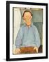 Portrait of Oscar Miestchanioff, C.1916-Amedeo Modigliani-Framed Giclee Print