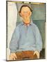 Portrait of Oscar Miestchanioff, C.1916-Amedeo Modigliani-Mounted Giclee Print