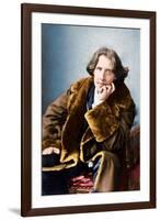 Portrait of Oscar Wilde, 1882 (Photo)-Napoleon Sarony-Framed Giclee Print