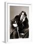 Portrait of Oscar Wilde, C.1882 (B/W Photo)-Napoleon Sarony-Framed Giclee Print