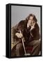 Portrait of Oscar Wilde, C. 1882 (Photo)-Napoleon Sarony-Framed Stretched Canvas