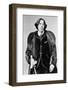 Portrait of Oscar Wilde-null-Framed Photographic Print