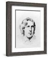 Portrait of Oscar Wilde-null-Framed Giclee Print