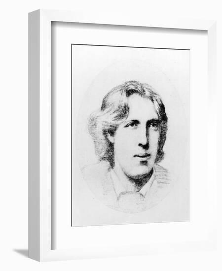 Portrait of Oscar Wilde-null-Framed Giclee Print