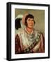 Portrait of Osceola (1804-38)-George Catlin-Framed Giclee Print