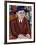 Portrait of Oskar Maria Graf-Georg Schrimpf-Framed Giclee Print