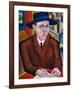 Portrait of Oskar Maria Graf-Georg Schrimpf-Framed Giclee Print