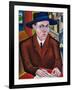 Portrait of Oskar Maria Graf-Georg Schrimpf-Framed Giclee Print