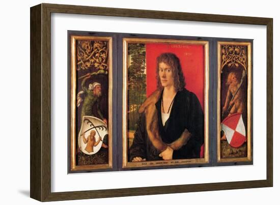 Portrait of Oswald Krell-Albrecht Dürer-Framed Art Print