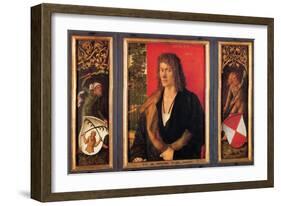 Portrait of Oswald Krell-Albrecht Dürer-Framed Art Print