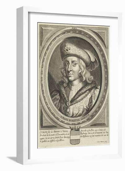 Portrait of Otto, Duke of Brabant and Leuven, 1662-Conrad Waumans-Framed Giclee Print