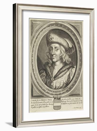 Portrait of Otto, Duke of Brabant and Leuven, 1662-Conrad Waumans-Framed Giclee Print