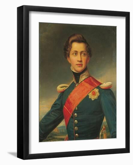 Portrait of Otto, King of Greece, 1832-Joseph Karl Stieler-Framed Giclee Print