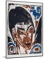 Portrait of Otto Mueller (1874-1930) 1915-Ernst Ludwig Kirchner-Mounted Giclee Print