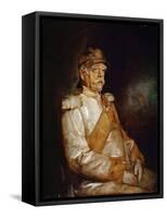 Portrait of Otto Von Bismarck (1815-1898), by Lenbach, Franz, Von (1836-1904). Oil on Canvas, 1871.-Franz Seraph von Lenbach-Framed Stretched Canvas