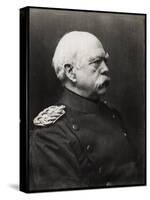 Portrait of Otto von Bismarck (1815-1898), German Prussian statesman-French Photographer-Stretched Canvas