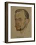 Portrait of Otto Wilhelm (Will) Kuusinen (1881-196), 1922-Nikolai Andreevich Andreev-Framed Giclee Print