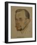 Portrait of Otto Wilhelm (Will) Kuusinen (1881-196), 1922-Nikolai Andreevich Andreev-Framed Giclee Print