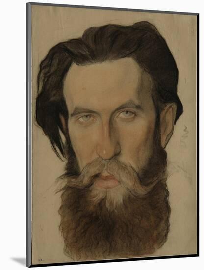 Portrait of Otto Y. Schmidt (1891-195), 1921-1922-Nikolai Andreevich Andreev-Mounted Giclee Print